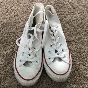 White High Top Converse